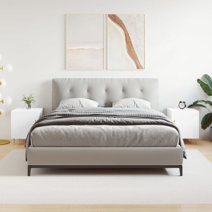 Comodini 2 pz Bianchi 40x40x50 cm in Legno Multistrato - homemem39