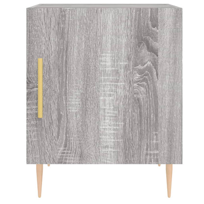 Comodini 2 pz Grigio Sonoma 40x40x50 cm in Legno Multistrato - homemem39