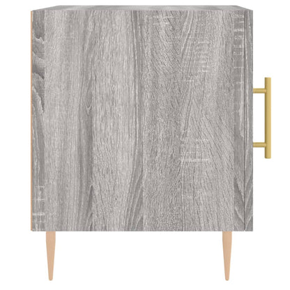 Comodini 2 pz Grigio Sonoma 40x40x50 cm in Legno Multistrato - homemem39