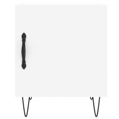 Comodini 2 pz Bianchi 40x40x50 cm in Legno Multistrato - homemem39