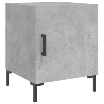 Comodini 2 pz Grigio Cemento 40x40x50 cm in Legno Multistrato - homemem39