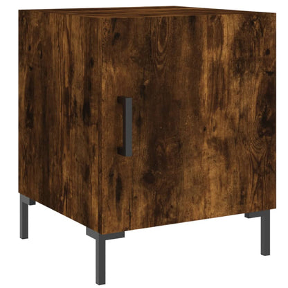 Comodini 2 pz Rovere Fumo 40x40x50 cm in Legno Multistrato - homemem39