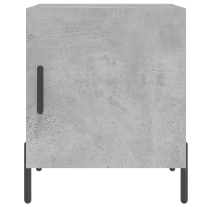 Comodini 2 pz Grigio Cemento 40x40x50 cm in Legno Multistrato - homemem39