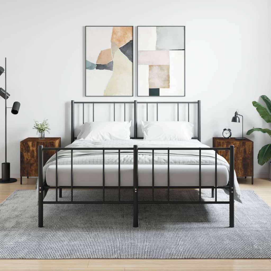 Comodini 2 pz Rovere Fumo 40x40x50 cm in Legno Multistrato - homemem39