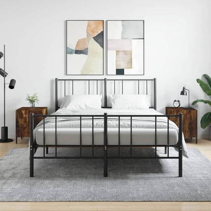 Comodini 2 pz Rovere Fumo 40x40x50 cm in Legno Multistrato - homemem39