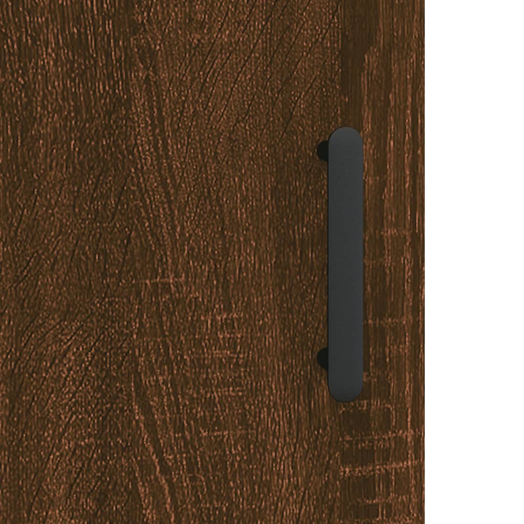 Comodino Rovere Marrone 40x40x50 cm in Legno Multistrato - homemem39