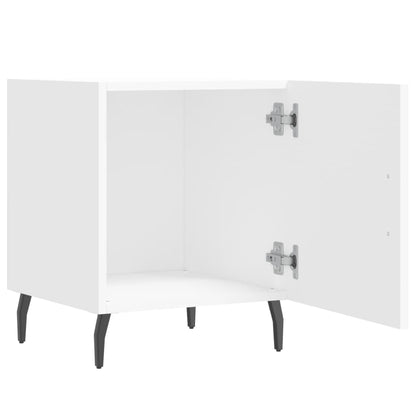 Comodini 2 pz Bianchi 40x40x50 cm in Legno Multistrato - homemem39