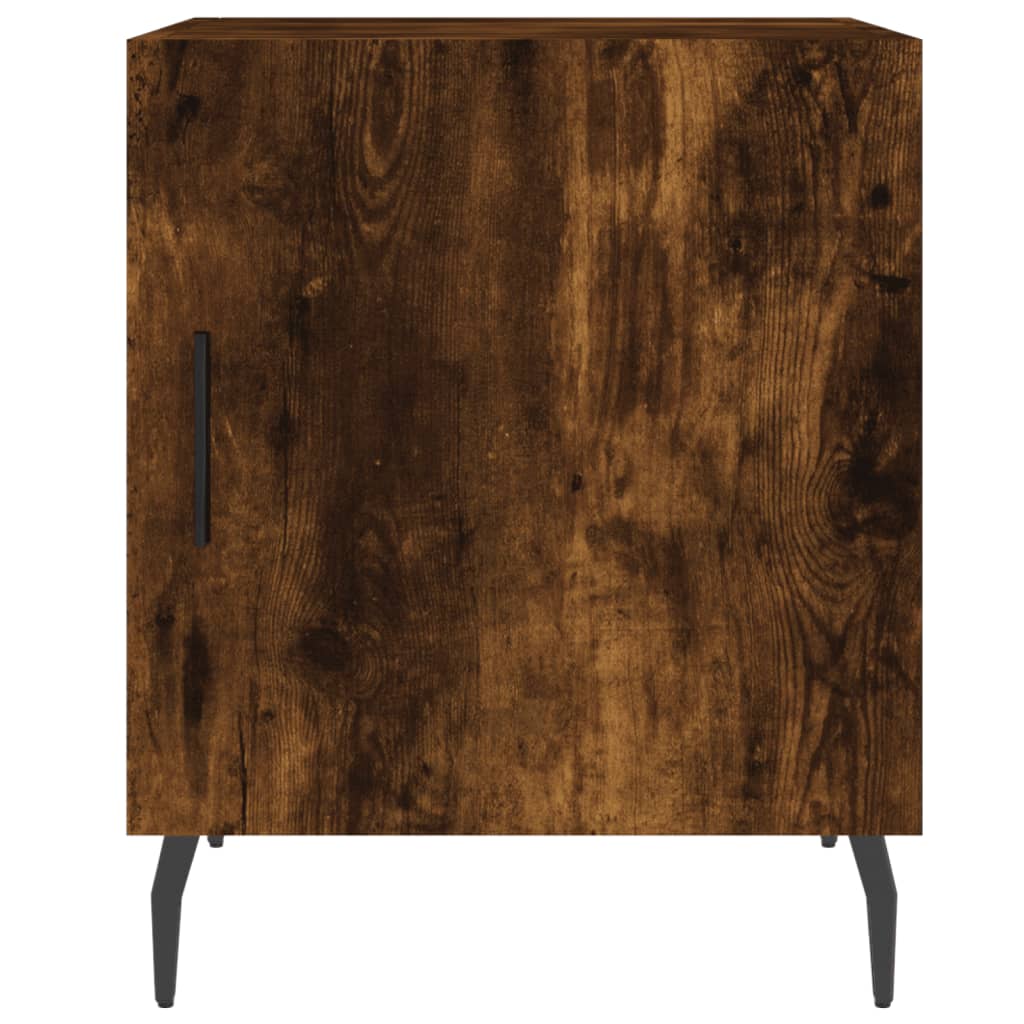 Comodini 2 pz Rovere Fumo 40x40x50 cm in Legno Multistrato - homemem39