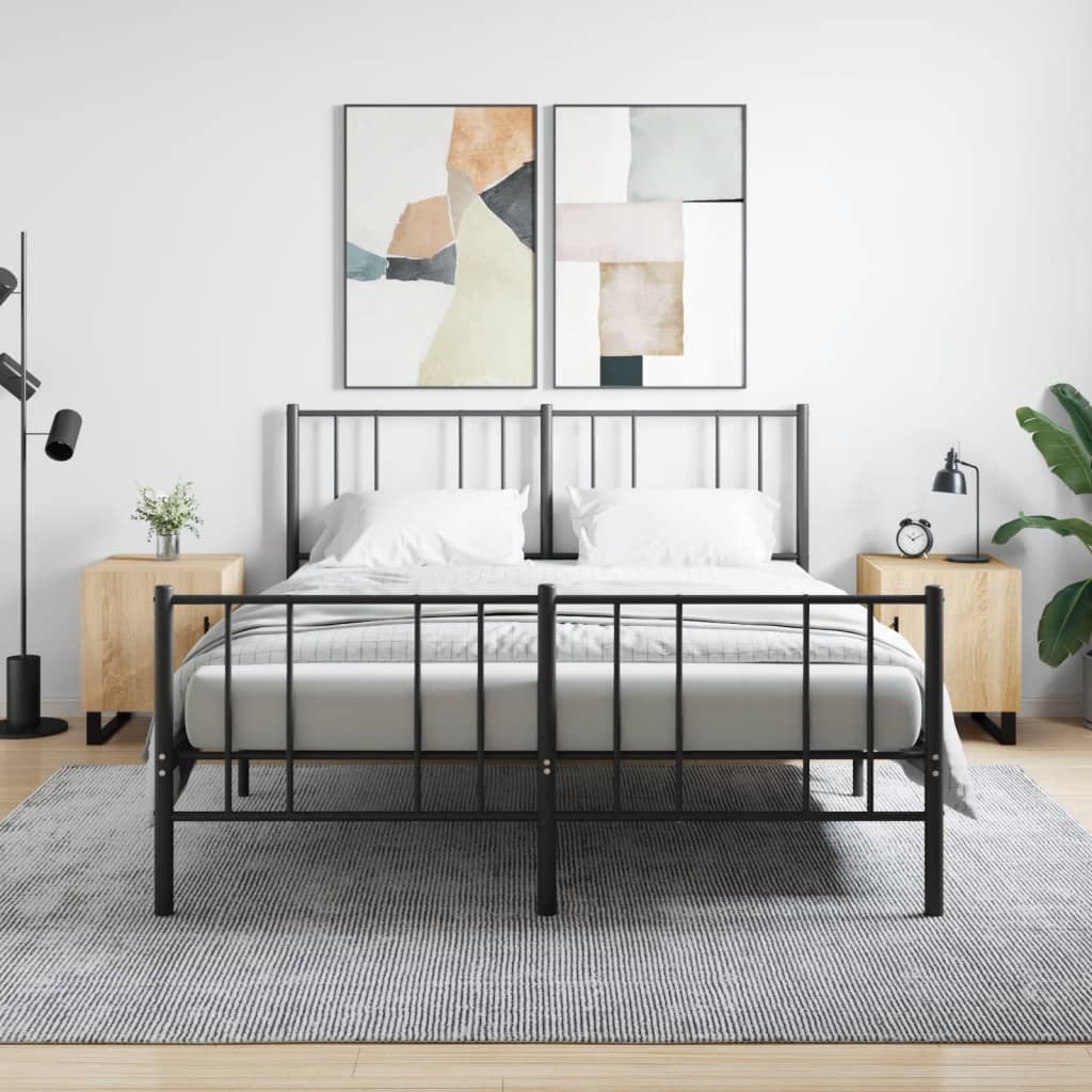 Comodini 2 pz Rovere Sonoma 40x40x50 cm in Legno Multistrato - homemem39