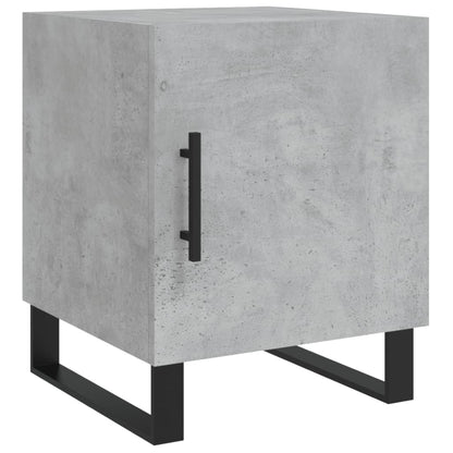 Comodini 2 pz Grigio Cemento 40x40x50 cm in Legno Multistrato - homemem39