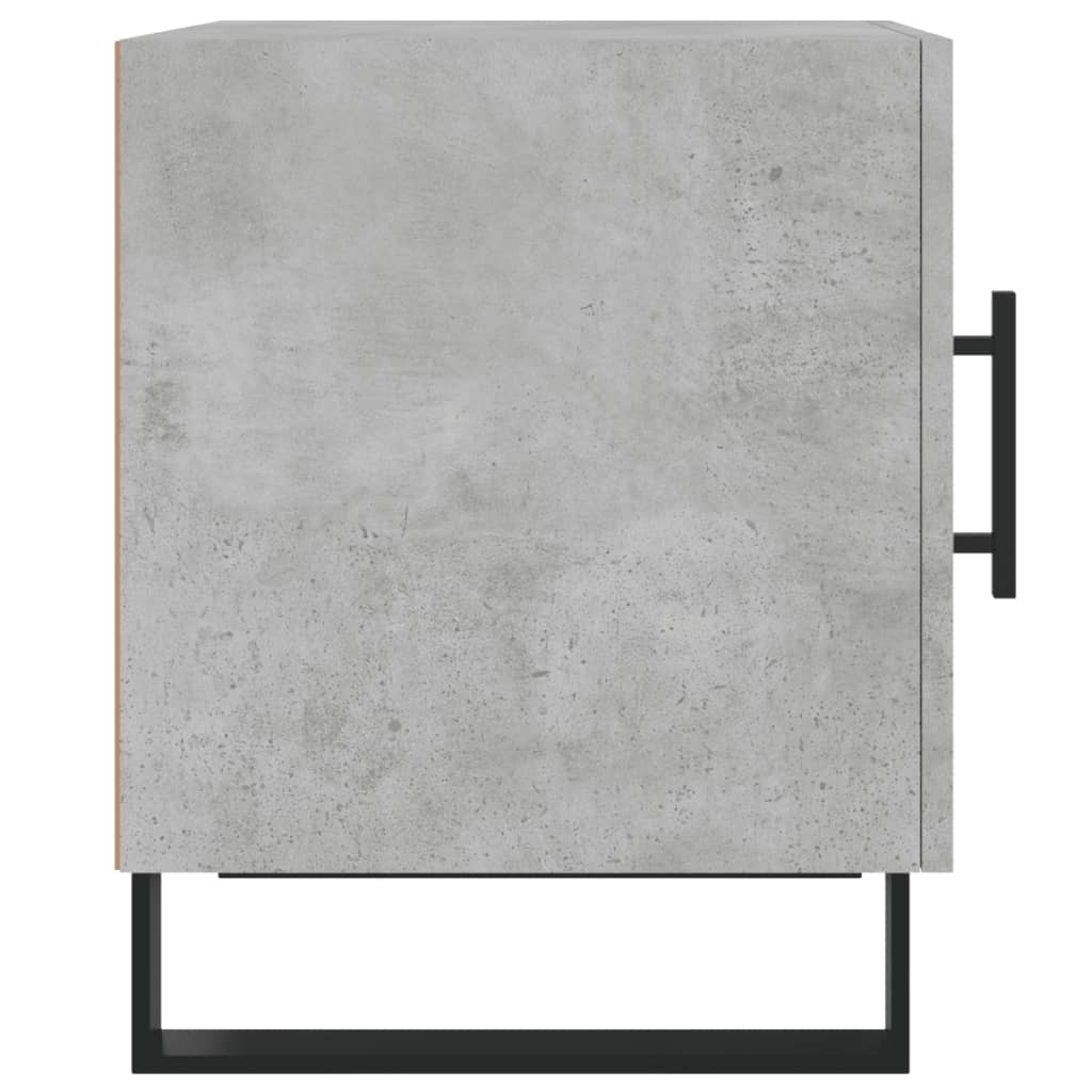 Comodini 2 pz Grigio Cemento 40x40x50 cm in Legno Multistrato - homemem39