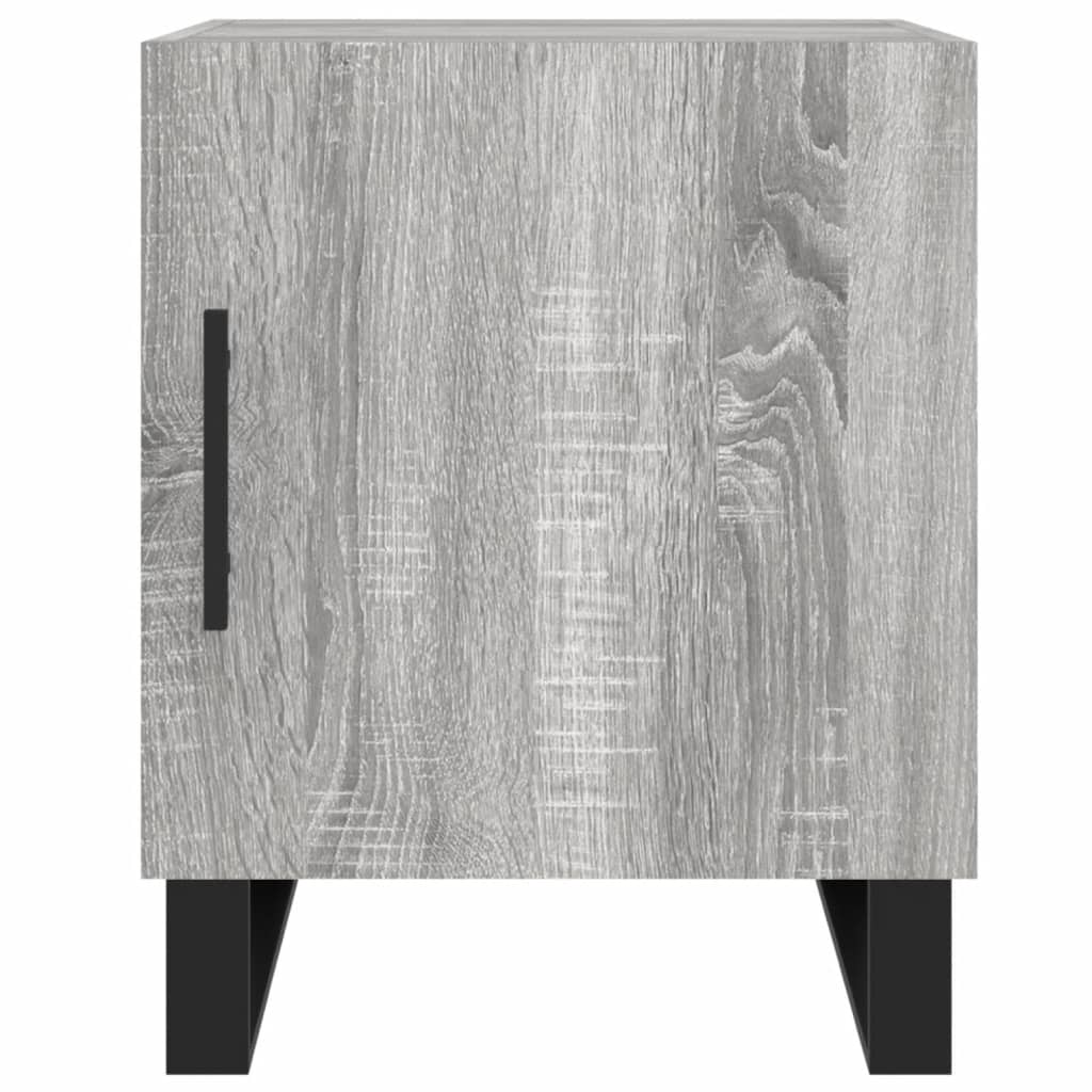 Comodini 2 pz Grigio Sonoma 40x40x50 cm in Legno Multistrato - homemem39