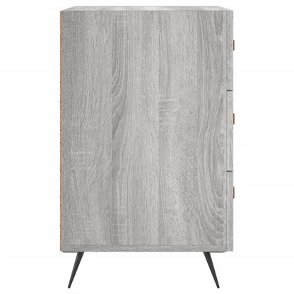 Comodino Grigio Sonoma 40x40x66 cm in Legno Multistrato - homemem39