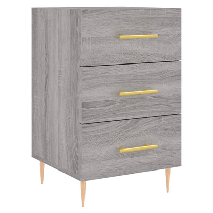Comodino Grigio Sonoma 40x40x66 cm in Legno Multistrato - homemem39