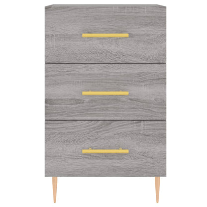 Comodino Grigio Sonoma 40x40x66 cm in Legno Multistrato - homemem39