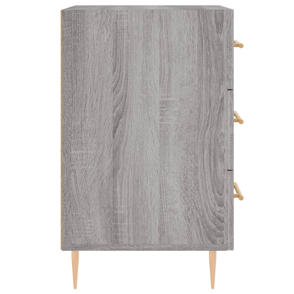 Comodino Grigio Sonoma 40x40x66 cm in Legno Multistrato - homemem39