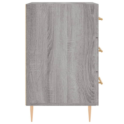 Comodino Grigio Sonoma 40x40x66 cm in Legno Multistrato - homemem39