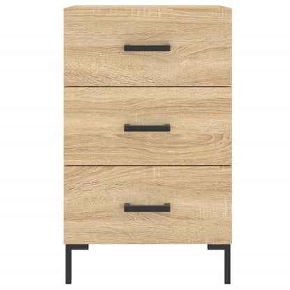 Comodino Rovere Sonoma 40x40x66 cm in Legno Multistrato - homemem39