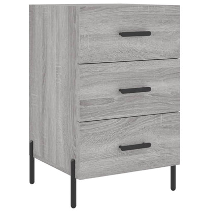 Comodino Grigio Sonoma 40x40x66 cm in Legno Multistrato - homemem39