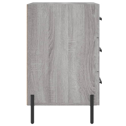 Comodino Grigio Sonoma 40x40x66 cm in Legno Multistrato - homemem39