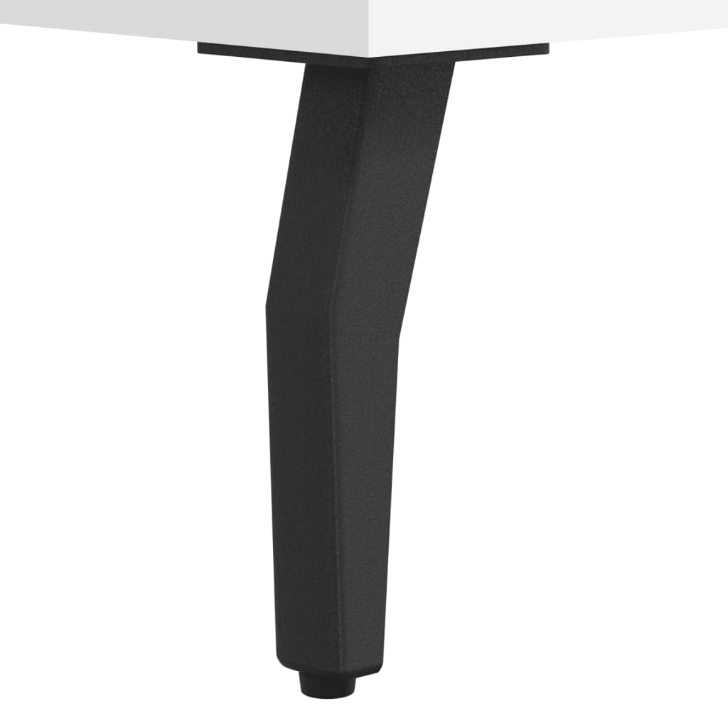 Comodino Bianco 40x40x66 cm in Legno Multistrato - homemem39