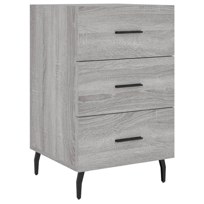 Comodino Grigio Sonoma 40x40x66 cm in Legno Multistrato - homemem39