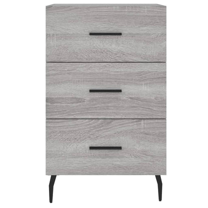 Comodino Grigio Sonoma 40x40x66 cm in Legno Multistrato - homemem39