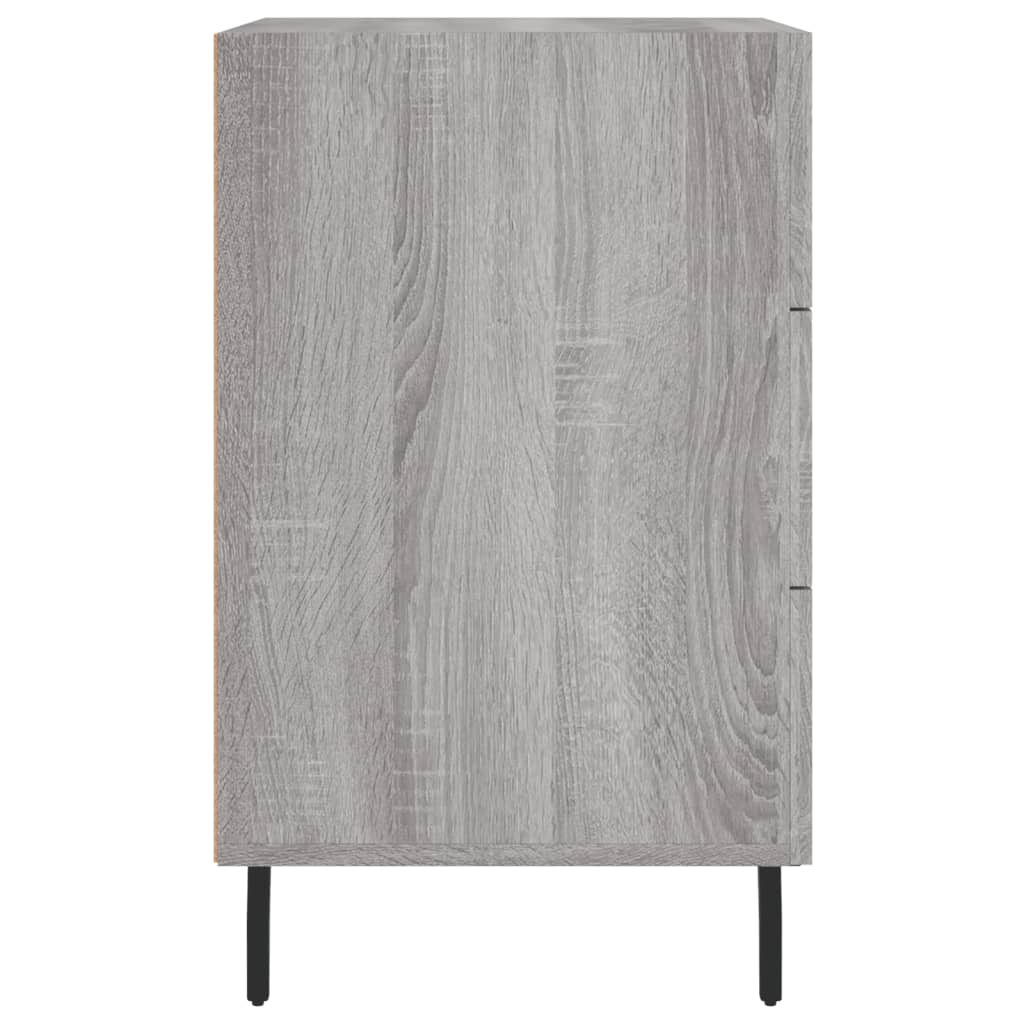Comodino Grigio Sonoma 40x40x66 cm in Legno Multistrato - homemem39