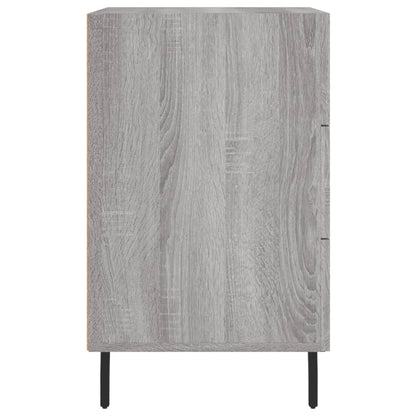 Comodino Grigio Sonoma 40x40x66 cm in Legno Multistrato - homemem39
