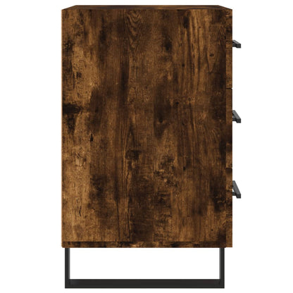 Comodino Rovere Fumo 40x40x66 cm in Legno Multistrato - homemem39