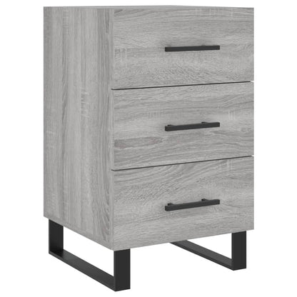 Comodino Grigio Sonoma 40x40x66 cm in Legno Multistrato - homemem39