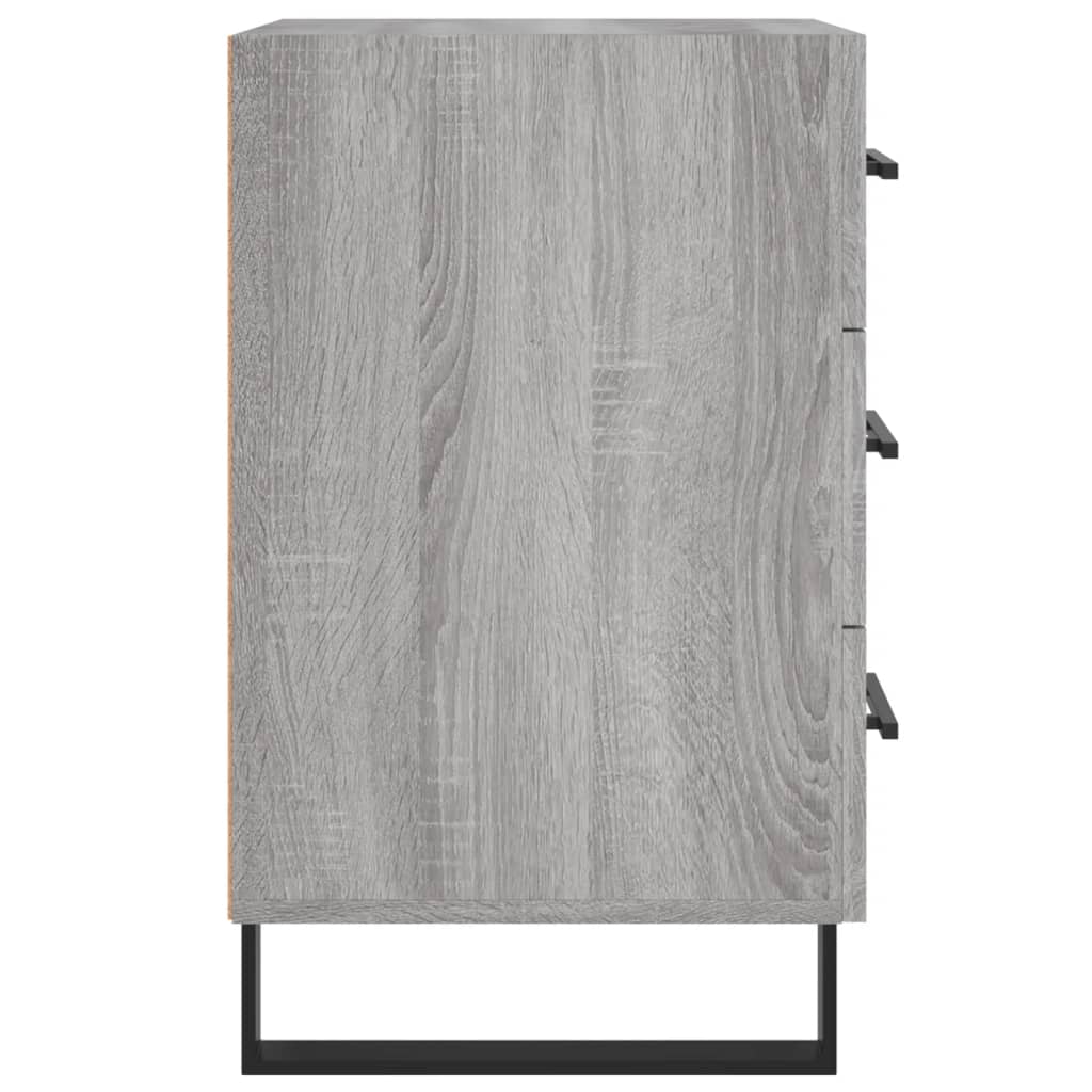 Comodino Grigio Sonoma 40x40x66 cm in Legno Multistrato - homemem39