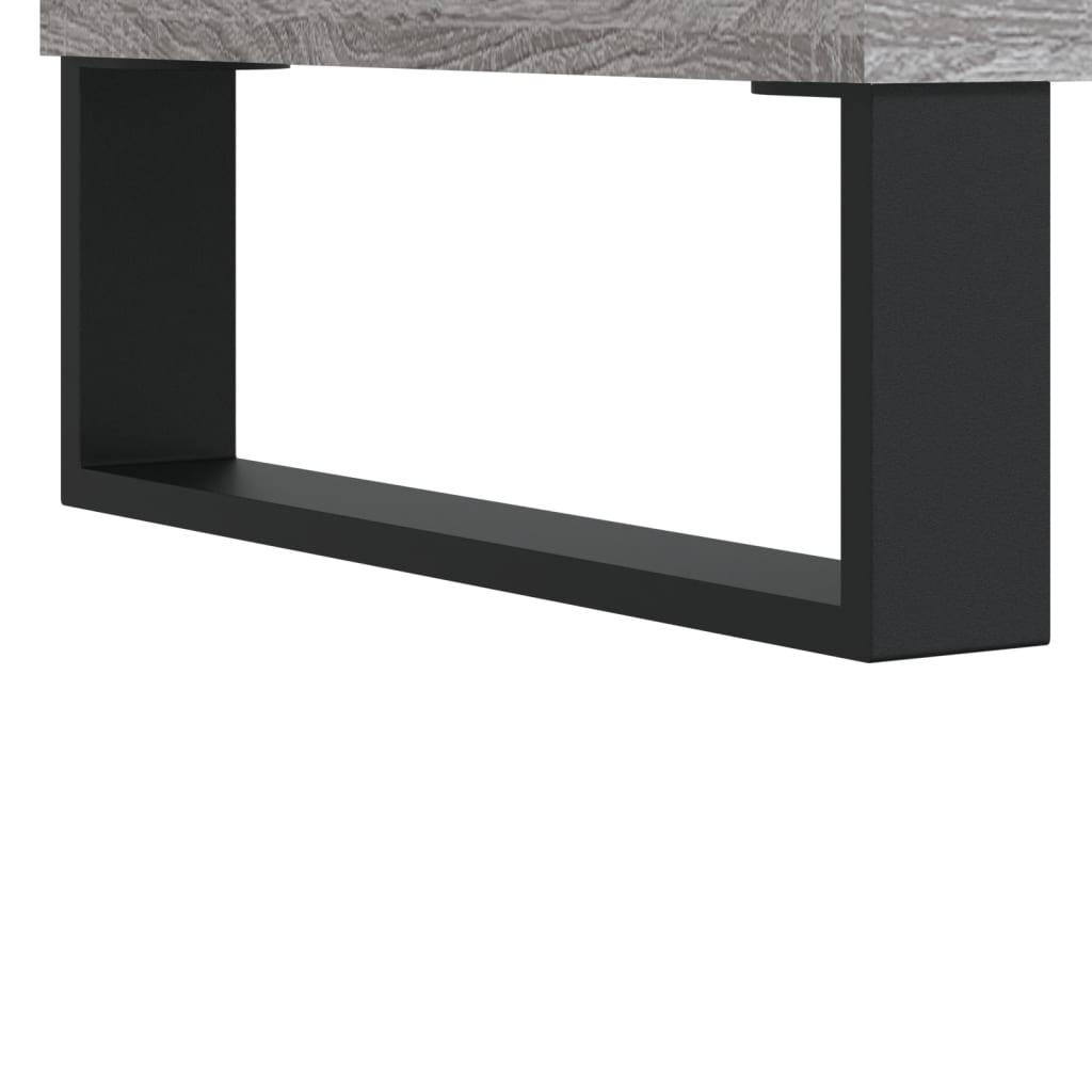Comodino Grigio Sonoma 40x40x66 cm in Legno Multistrato - homemem39