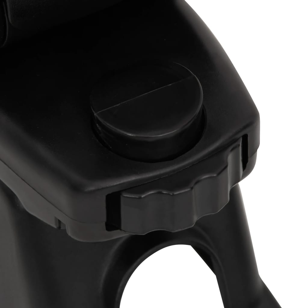 Bracciolo per Auto Nero 13x31x(31-44) cm in ABS - homemem39