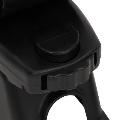 Bracciolo per Auto Nero 13x31x(31-44) cm in ABS - homemem39