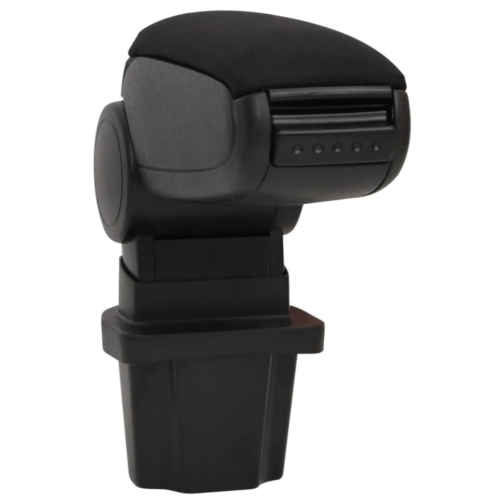 Bracciolo per Auto Nero 13,5x32,5x(31-46,5) cm in ABS | homemem39