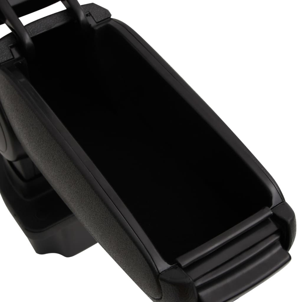 Bracciolo per Auto Nero 13,5x32,5x(31-46,5) cm in ABS | homemem39
