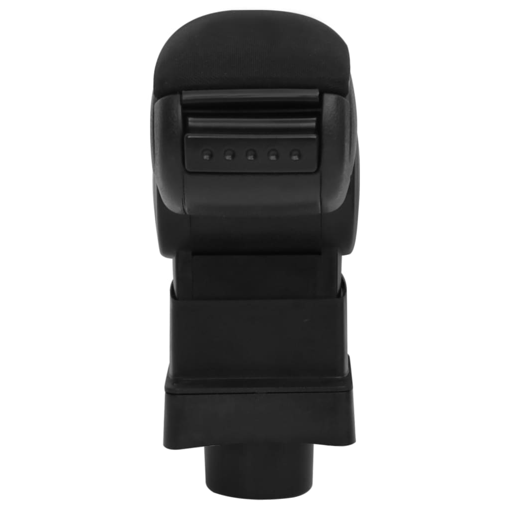 Bracciolo per Auto Nero 13x31,5x(29-51) cm in ABS | homemem39