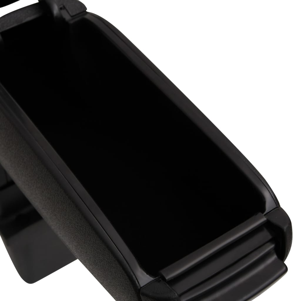 Bracciolo per Auto Nero 13x31,5x(29-51) cm in ABS | homemem39