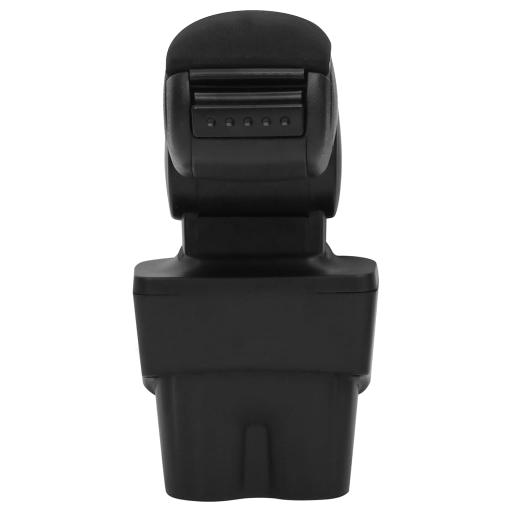 Bracciolo per Auto Nero 17x32x(35,5-52) cm in ABS | homemem39