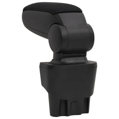 Bracciolo per Auto Nero 17x32x(35,5-52) cm in ABS | homemem39