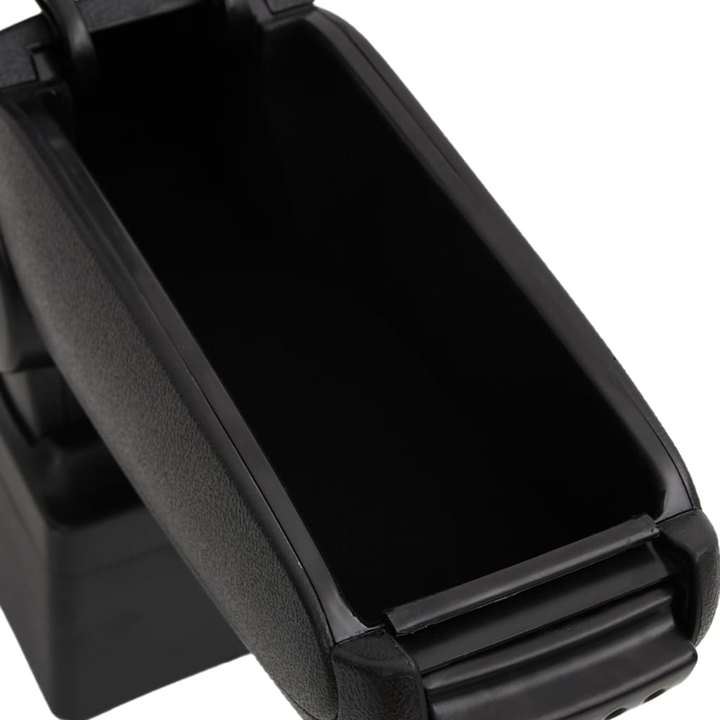 Bracciolo per Auto Nero 12x34x(35-47) cm in ABS - homemem39