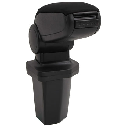 Bracciolo per Auto Nero 15x32x(40-52) cm in ABS | homemem39