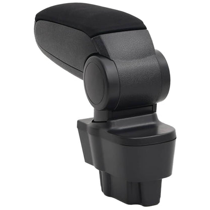 Bracciolo per Auto Nero 12x37x(31-48) cm in ABS - homemem39