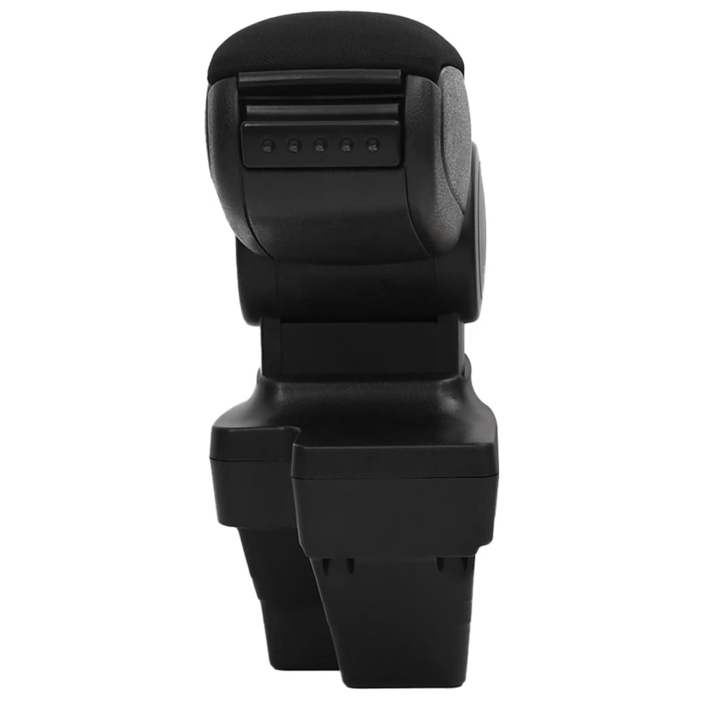 Bracciolo per Auto Nero 15x35x(33-49,5) cm in ABS | homemem39