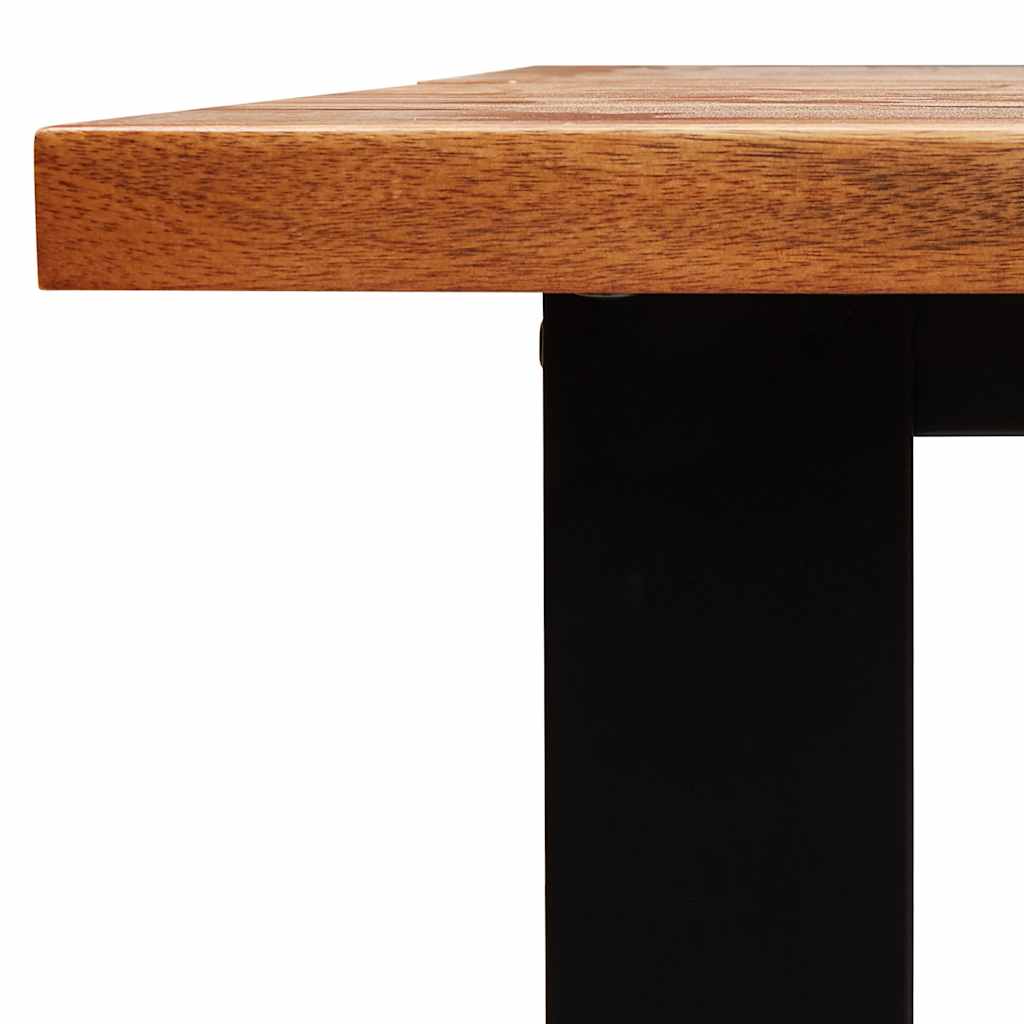 Tavolo da Pranzo Bordi Vivi 180x90x75 cm Legno Massello Acacia | homemem39