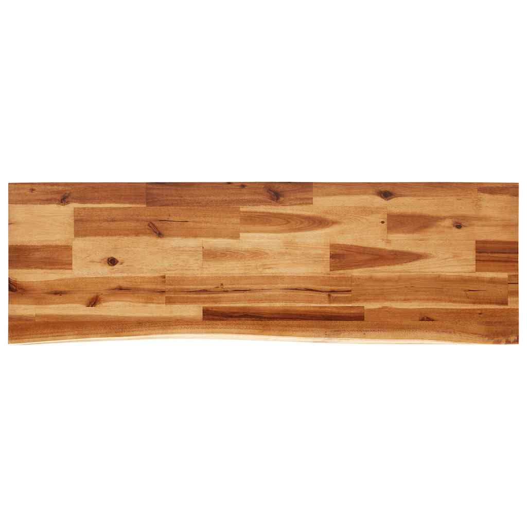 Tavolo Consolle Bordi Vivi 110x35x80 cm Legno Massello Acacia - homemem39