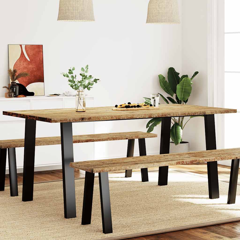 Tavolo da Pranzo 150x90x75 cm in Legno Massello di Acacia | homemem39
