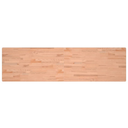 Banco da Lavoro 200x55x81,5 cm Legno Massello Faggio e Metallo