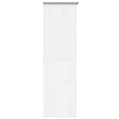 Armadio BODO 99x53,5x173 cm in Legno Massello di Pino Bianco - homemem39